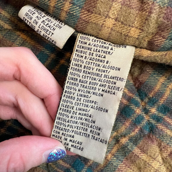 VTG Aberdeen Jacket Mens XL Tan Chore Coat Barn Outdoors Field Flannel Lined - Picture 11 of 16